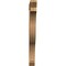 Ekena Millwork Funston Slat Rough Sawn Bracket, Western Red Cedar, 4"W x 38"D x 44"H BKT04X38X44FST06RWR - alternate 2
